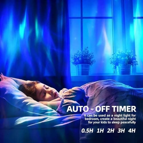 Northern Lights Projector, Aurora Projector - Birthday Gifts for Women, Gifts for Teenage Girls, Boy, Galaxy Projector for Bedroom - Thumbnail 3