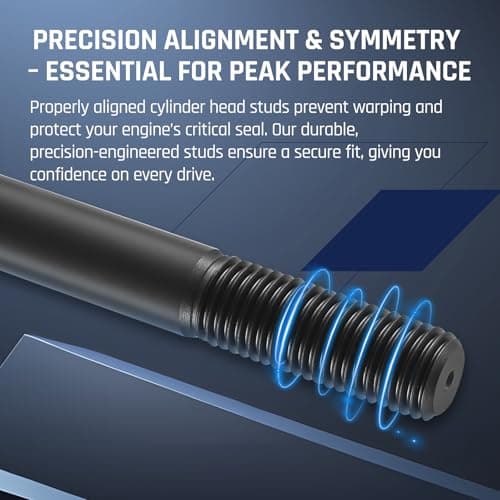 SPELAB Harmonic Balancer Damper Bolt Compatible with Chevrolet, Compatible with GM GEN III IV LS 4.8-6.2L, Balancer Bolt & Assembly Lubricant - Thumbnail 6