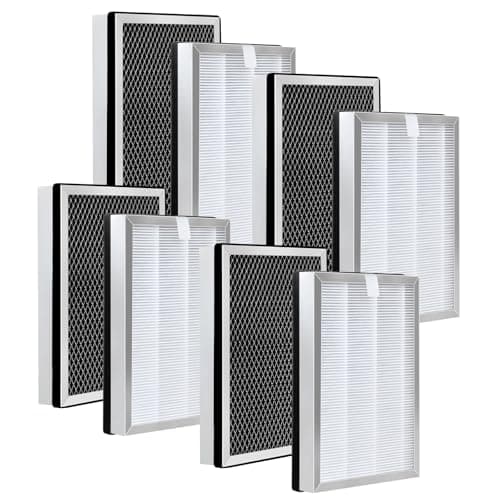25 Replacement Filter Compatible with MA Series Air Purifier 25 S1/W1/B1,3 in 1 Stage with Pre-filter,High-Efficiency Core Layer,and Activated Carbon,8-Pack - Image 1