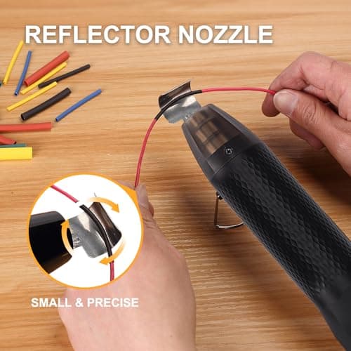 350W Heat Gun 2-Temp 392°F/662°F Hot Air Gun for Crafts & Shrink Tubing - Thumbnail 6