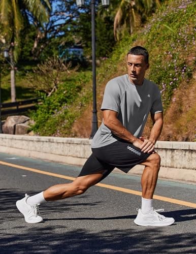 PINSPARK Moisture Wicking Shirts for Men Lightweight Quick Dry Athletic T-Shirts Running Gym Workout Short Sleeve Tee Shirts XL - Thumbnail 5