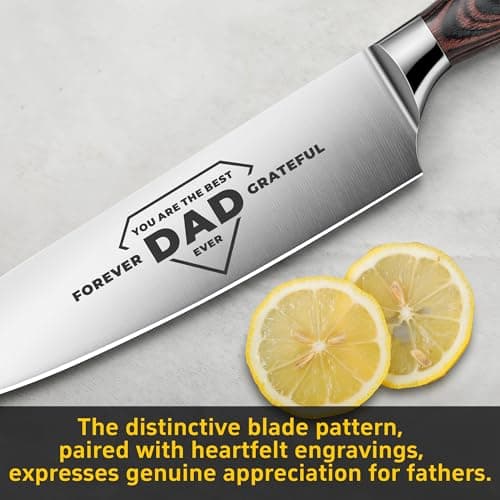 Plys Gifts for Dad Birthday Gift: Gifts for People who Love to Cook Christmas Gifts for Dad Kitchen Chef Knife Presents for Father - Thumbnail 3