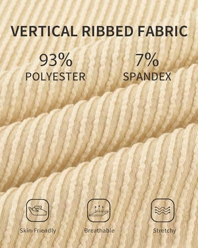 Charmo Short Sets for Women Plus Size Summer Outfits Short Sleeve Tops Elastic Waisted Shorts Matching Pajama Sets Apricot 1X - Thumbnail 5