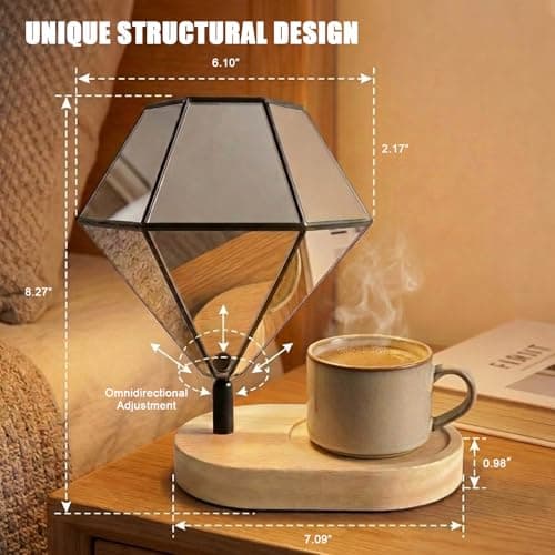 Infinity Mirror Light Infinite Diamond Color Art Lamp for Gaming Room Decor 3D Cool Cube RGBW Smart Color Changing Night Lighting USB-powered for Computer Gaming Desk Lamp Accessories Birthday Gift - Thumbnail 3