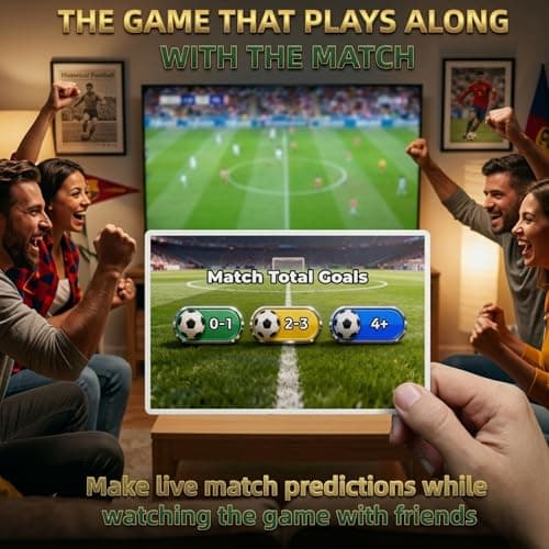 Mox Deck World Cup 2026 Soccer Cards Party Games - 90 Card Set Live Match Prediction Cards Game for Watch Parties & Game Nights, Fun Interactive Soccer Game for Fans - Thumbnail 2