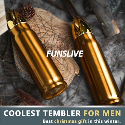 Gifts for Men Dad Husband Him - 17 oz Copper Bullet Tumbler Cup - Fishing Hunting Camping Easter Birthday Mens Gift Ideas - Gift for Mens Who Have Everything - Dad Gifts - Mens Stocking Stuffers 2026 - Thumbnail 3