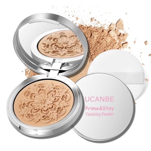 SuperFreeze Pressed Setting Powder, Freeze-Dried Skincare Powder for All-Day Oil Control, Pore-Blurring Matte Finish with Hyaluronic Acid & Niacinamide, Smooth Crease-Resistant Compact (Natural) - Image 1