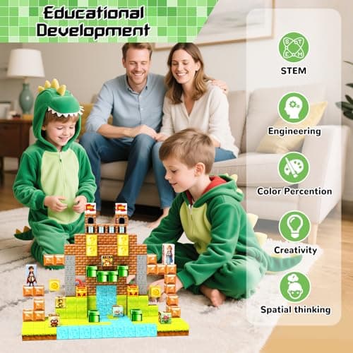 Magnetic Blocks - Magnetic Cubes Building Blocks, STEM Sensory Toys for Boys Girls Age 3 4 5 6 7 8 9 10, Birthday Gifts for Kids - Thumbnail 5