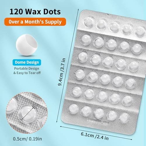 Maoerdental Orthodontic Wax 120 Pack, Easy to Mold Braces Wax, Dental Wax Long-Lasting Hold, Portable and Easy to Tear,Food Grade Relief Wax for Home Travel Office (Strawberry) - Thumbnail 4