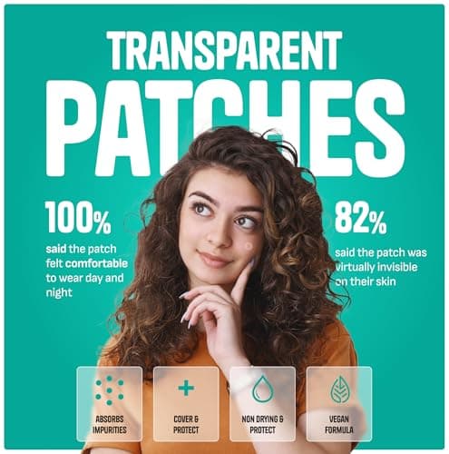 GoGleefy Pimple Patches for Face – Day & Night Acne Patches for Fast Healing, Skin Clarity – Invisible Hydrocolloid Patches, Waterproof Spot Treatment – All Skin Types Zit Patches of 60/120/180 - Thumbnail 2