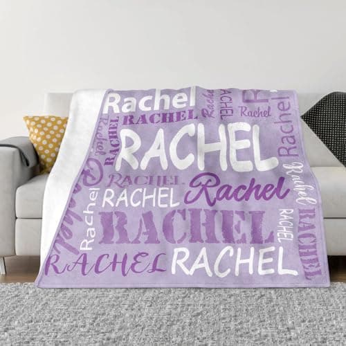 Corissy Ships Next Day, Personalized Blankets and Throws Custom Blanket with Name Customized Flannel Blanket for Kids Christmas Blanket Gifts for Teen Girls Boys - Thumbnail 4