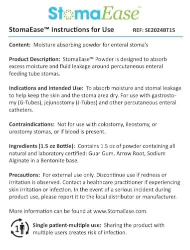 EnClean StomaEase Powder, Leakage Relief for Enteral Stomas - Thumbnail 6