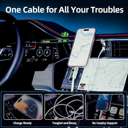 4 in 1 Charging Cable 5FT -MAX 66W Fast Charging Multi Charging Cable for All Devices, USB A/C to C/Lightning Cable Multiple iPhone Charger Cord for iPhone 16/15/14/13/iPad/Android/Tablets and More - Thumbnail 4