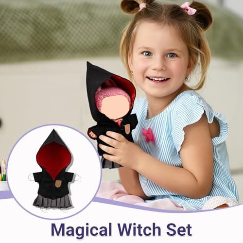 Magic Academy Style Doll Clothes Accessories, 17cm Doll Outfits for Display, Photo Props, Collectors, Birthday Halloween - Thumbnail 6