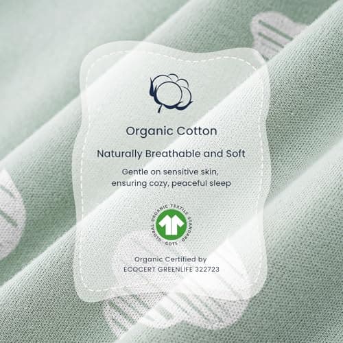 Unisex Sleeping Bag for Babies and Toddlers 1.0 Tog Sleep Sack 0-6 Months, Baby Sleep Sack, Newborn Sleep Sack, Wearable Blanket Baby, One Piece Long Sleeves, Gifts for Toddlers - Thumbnail 4