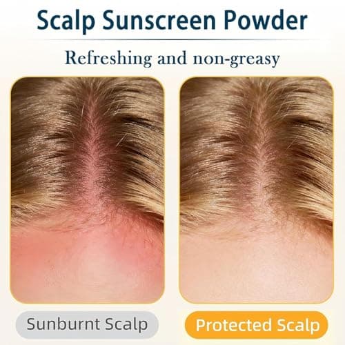 Mineral Powder Sunscreen, SPF Powder 35 Scalp Sunscreen, Brush On Powder Sunscreen for Face, Natural Setting Powder, Long Lasting Lightweight Breathable, Oil Control Natural Matte (#01 Translucent) - Thumbnail 4
