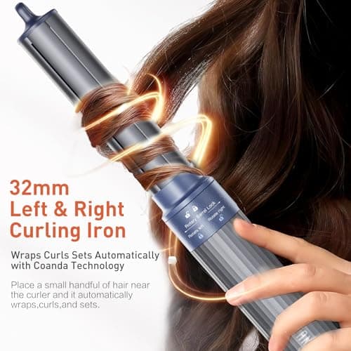 TANSHINE Blow Dryer Brush Set,Hair Dryer Brush with 110,000 RPM High-Speed Negative Ionic Hair Dryer,5 in 1 Hot Air Styler, Blow Dryer for Fast Drying Curling Volumizing Straightening Styling - Thumbnail 4