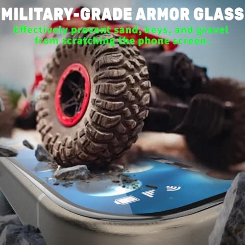 jpyyw 3 Pack Pack Screen Protector for iPhone 16 [6.1 inches] iPhone 15 iPhone 14 Tempered Glass Film, 2 HD 1 Anti Spy Privacy with Installation Frame [Drop Protection] 9H Hardness Scratch Resistant - Thumbnail 4