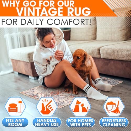 Busichka Small Washable Rug 1,95'x3' - Thumbnail 4