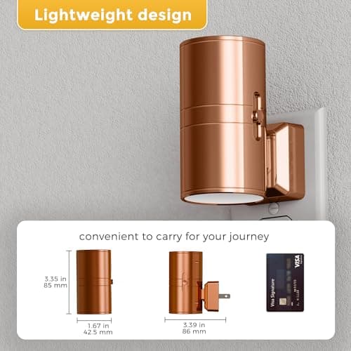 L LOHAS LED Night Light, Automatic Night Lights Plug into Wall, 2 Pack Nightlights with Light Sensor, 3000K Soft White 0-100LM Dimmable Modern Nightlight for Kids Bedroom Hallway - Thumbnail 3