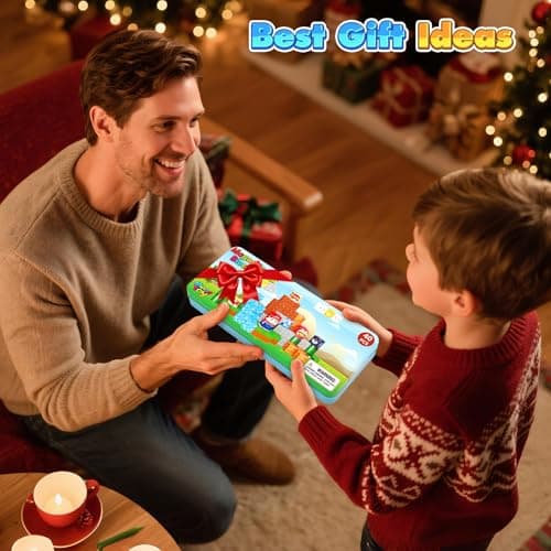 Minecftoy Mini Magnetic Blocks Toddler Travel Essentials Toys with Case Set, Kids Games Montessori Preschool Education Sensory Toys for 3-8 Year Old Boys Girls Christmas Birthday Gifts - Thumbnail 6