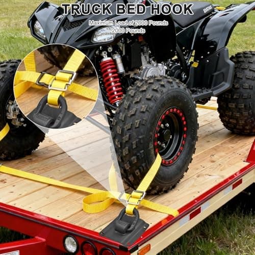 Naerza 4 Packs Tie Down Anchors Heavy Duty Truck Bed Tie Downs Truck Accessories Compatible with 2015-2025 Ford F150 F250 F350 Replace# FL3Z-99000A64-B & FL3Z-9928408-AB - Thumbnail 6