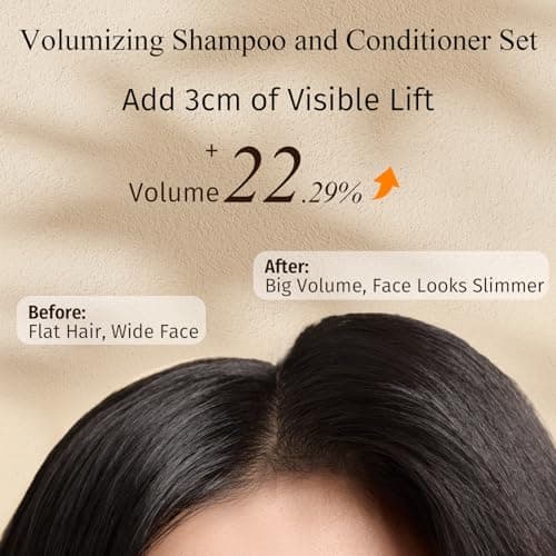 Dear Irean Shampoo and Conditioner Set, Anti Dandruff Oil Control Repair Shampoo and Conditioner, Sulfate Free with Argan Oil for Women, Hair Gloss Treatment for Oily, Dry, Damaged, Curly Hair 30.4 Oz - Thumbnail 4