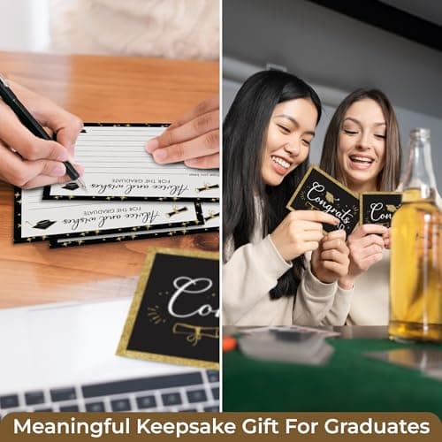 STOFINITY Graduation Advice Cards 2026-50 Pcs Well Wishes And Advice For The Graduate, Grad Party Decorations 2026 Ideas, High School Graduation Party Favors Supplies, College Grad Games Activities - Thumbnail 6