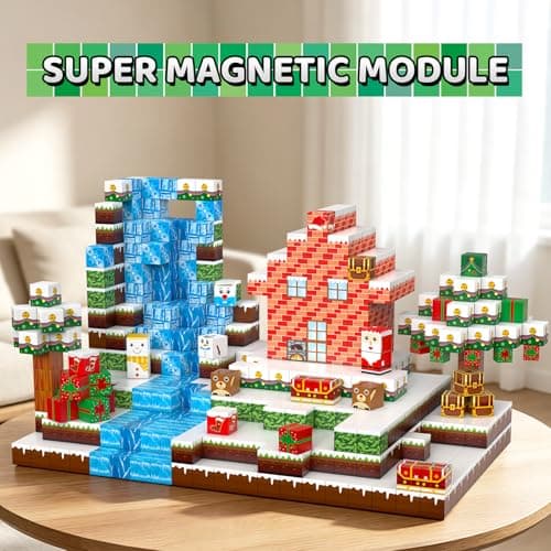 QiqoPoyee Magnetic Building Blocks Set, 180PCS Magnetic Tiles for Kids, Upgraded Mini Magnetic Cubes, STEM Magnet Tiles Toys,Magnetic Blocks Birthday Gifts for Boys & Girls Ages 3+ - Thumbnail 2