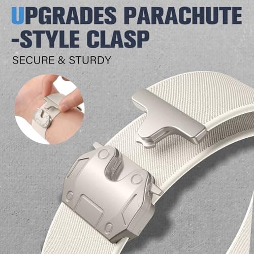 Stretchy Sport Bands Compatible for Apple Watch Series 11 Band 46mm 49mm 45mm 44mm 42mm Men, Nylon Elastic Braided Strap & Fabric Cloth Wristband for iWatch Series 11 10 9 8 7 6 5 4 SE Ultra 3/2 - Thumbnail 2