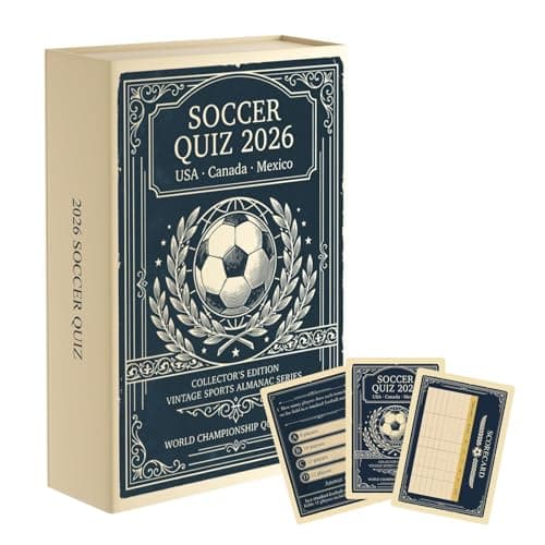 JOH 2026 World Cup Soccer Trivia Card Game - 200+ Soccer Trivia Questions - Ultimate Football Knowledge Game for Family Soccer Game Night, Tailgates, Party | Best Soccer Gifts for Boys - Image 1