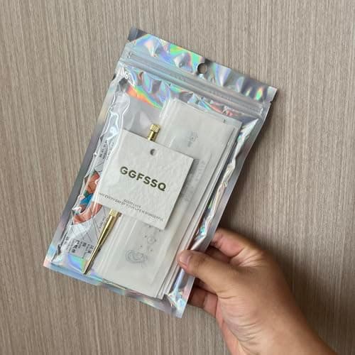 GGFSSQ Ear Seeds Acupuncture Kit - 200 Pieces - Acupressure with Ears Seed, with Bonus Free Chart and Brass Acupressure Probe - for Balance & Wellness (gold-200pcs) - Thumbnail 6
