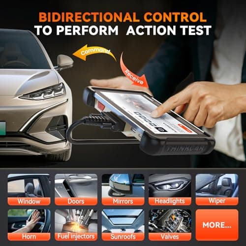 THINKCAR Bidirectional Scan Tool, Thinkscan 672 All System OBD2 Scanner Diagnostic Tool, 28 Reset,Scanner for Car with Active Test, FCA Autoauth,CANFD, Free Lifetime Upgrade,Automotive Diagnostic Tool - Thumbnail 3