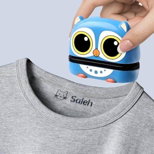 OCFTERY Personalized Name Stamp for Kids Clothing - Waterproof, Permanent Custom Clothing Stamp with Double-Sided Cute Cartoon Design - Ideal for Daycare, School & Laundry Labels - Thumbnail 3
