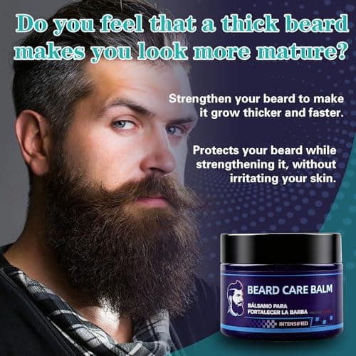 Xaninp Beard Nourishing Balm, A Moisturizing and Strengthening Formula Enriched with Plant Extracts, Making Your Beard Appear Fuller and Thicker - 3.5 oz (100 ml) - Thumbnail 3