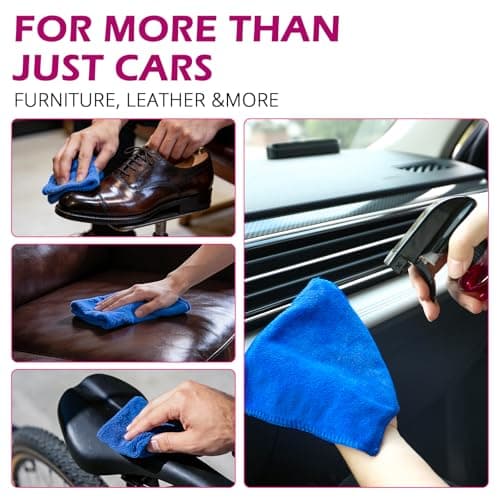 TABOUNTS Car Interior Cleaner –Polishing Cleaner-Multi-Surface Auto Detailing for Leather, Glass, Dashboards & More – Dual-Mode Foam & Mist Spray (17oz) with Cleaning Towel - Thumbnail 5