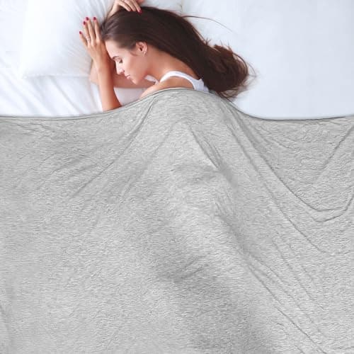 Cooling Blankets for Hot Sleepers, Summer Blanket Thin Lightweight Breathable Soft Cold Blanket for Sleeping Summer, Absorbs Heat to Keep Body Cool for Night Sweats Adults Children (Twin 60" x 80") - Thumbnail 2