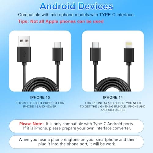 Retro Phone Handset, Retro Telephone Handsets Style Type-C Port, HD Retro Landline Handle Receiver for Home or Office Mobile Video Conferences, HD Calls, Volume Control, Plug and Play - Thumbnail 2