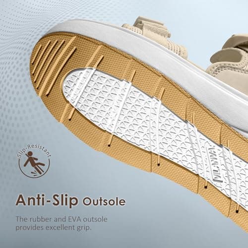 Vilanva Women's platform sandals Light khaki Size 11 - Thumbnail 6