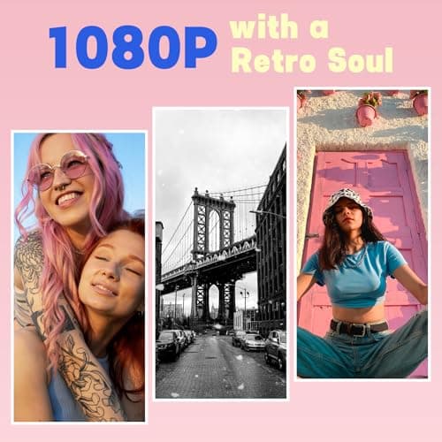 Keychain Camera, 1080P Y2K Vibe Camera, 32GB Card, 80 Min Record, Pocket-Sized Birthday Gift for Best Friends, Travel & Campus Life - Thumbnail 5