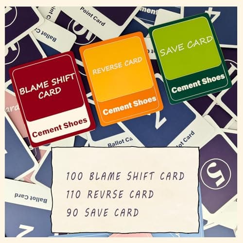YOUMEWE: Cement Shoes – 2026 New Card Game | Utter Nonsense & Hilarious | Hilarious Party Fun for 3–8 Players, Ages 16+, Perfect for Game Night or Friends Party - Thumbnail 3