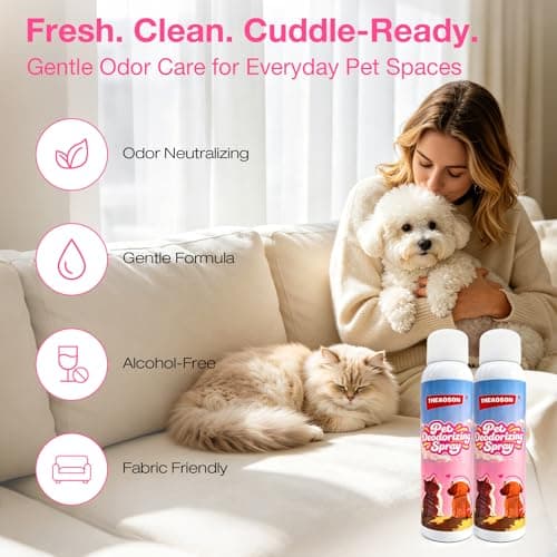 Pet Odor Neutralizer Spray, Dog Cologne, Coconut Scent, 5 Fl Oz x 2 - Thumbnail 2