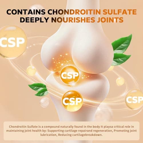 FUNRICH Glucosamine Chondroitin MSM 2100mg- Joint Support Supplement for Women and Men with MSM, Turmeric & Boswellia, for Cartilage, Joint Comfort and Flexibility - 120 Capsules - Thumbnail 6