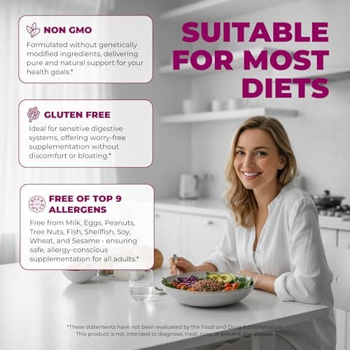 ELICORE Probiotics for Women 50 Billion CFU - Lactobacillus for Digestive & Vaginal Health - Non-GMO, Gluten-Free Blend with MAKTREK Bi-Pass Technology - Vaginal Probiotics - 60 Veg Capsules - Thumbnail 5