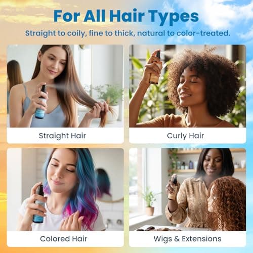 Ozenture Hair Perfume for Women – Fresh & Warm Hair Mist & Body Spray, Citrus Floral & Amber Woody Fragrance for Hair, Wigs & Fabric, Discovery Set 2-Pack Travel Size 1.7 oz - Thumbnail 4