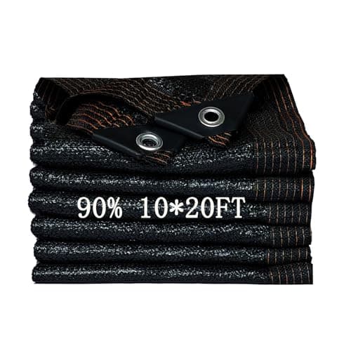 90% Shade Cloth for Garden 10x20FT Shade Cloth with Grommets,Shade Tarp for Plants,Shade Tarps for Outdoors,Patio Covers for Shade and Rain,Suitable for Shading Plants,Garage,Summer Garden Shade Net