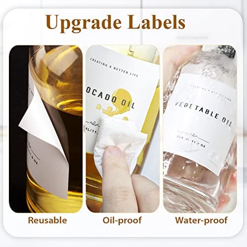 GIXSEGIE Olive Oil Dispenser Bottle with Bamboo Tray, Metal Pour Spout, Coffee Syrup & Cooking Oil Dispenser for Kitchen - Thumbnail 3