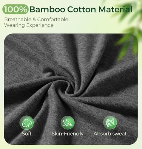 ZHENYEMEI Bamboo Cotton Sleep Headphones,Ultra-Soft Wireless Headband Bluetooth for Side Sleepers, with 14H Playtime & Bluetooth 6.0, 4-in-1 Music Sleep Earphones for Side Sleeping(Grey) - Thumbnail 2