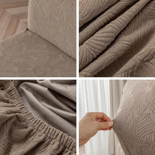 YUEANG Waterproof Dining Chair Covers, Chair Covers for Dining Room Stretch Parsons Chair Slipcover, for Dining Room Kitchen Chair Protector Cover, Removable, Washable - Thumbnail 5