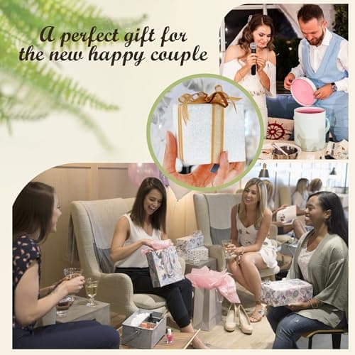 STOFINITY Advice And Wishes For The Mr And Mrs - Wedding Advice Cards For Bridal Shower Decorations, Hilarious Bridal Shower Games, Advice For The Groom And Bride Box, Wedding Games For Reception - Thumbnail 6